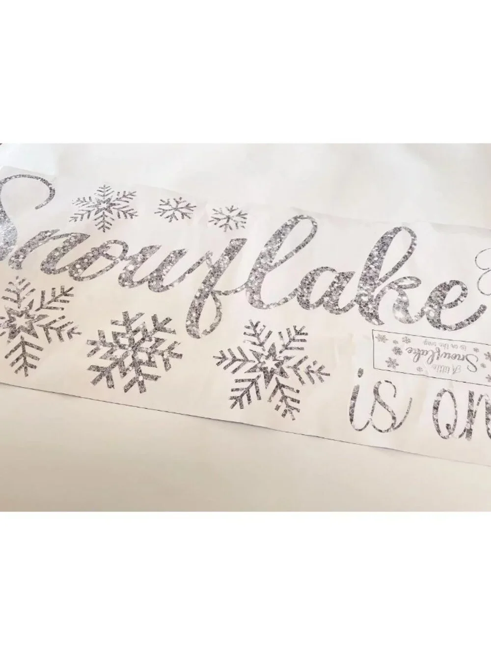 Winter Wonderland Baby Shower Stickers - Snowflake Decor for Party Backdrop